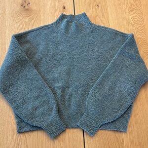 Calvin Klein Jeans Cropped Mock Neck Sweater